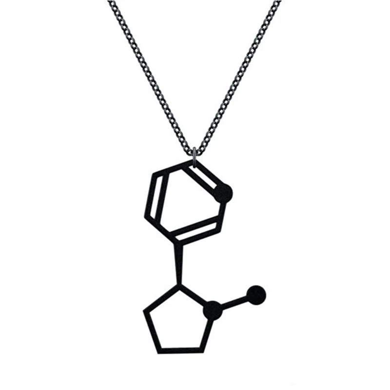 Nicotine Molecule Necklace