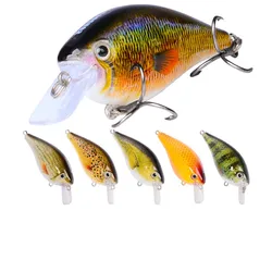 1pcs Wobbler 낚시 미끼 7.6cm 12.5g 저크 베이트 크랭크 베이트 품질 플로팅 하드 미끼 6 # 트레블 후크 잉어 낚시 Pesca