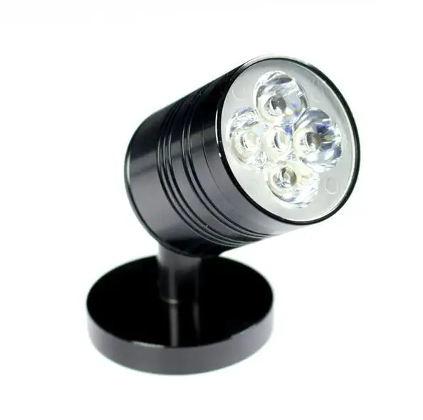 Mini holofote led para teto, luminária com lâmpadas led de 1w, 3w e 5w