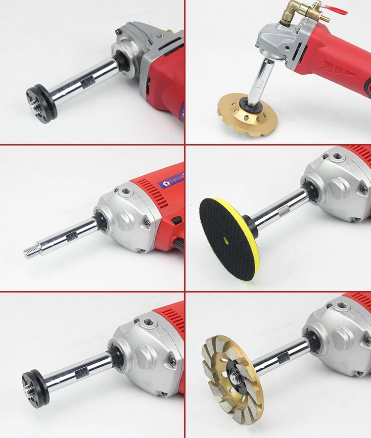 1 stück Winkel Grinder Verlängerung Stange + 1 stück 4 "/100mm Düse für Grinder M14 Polierer Verlängern bar Set – Detail 3