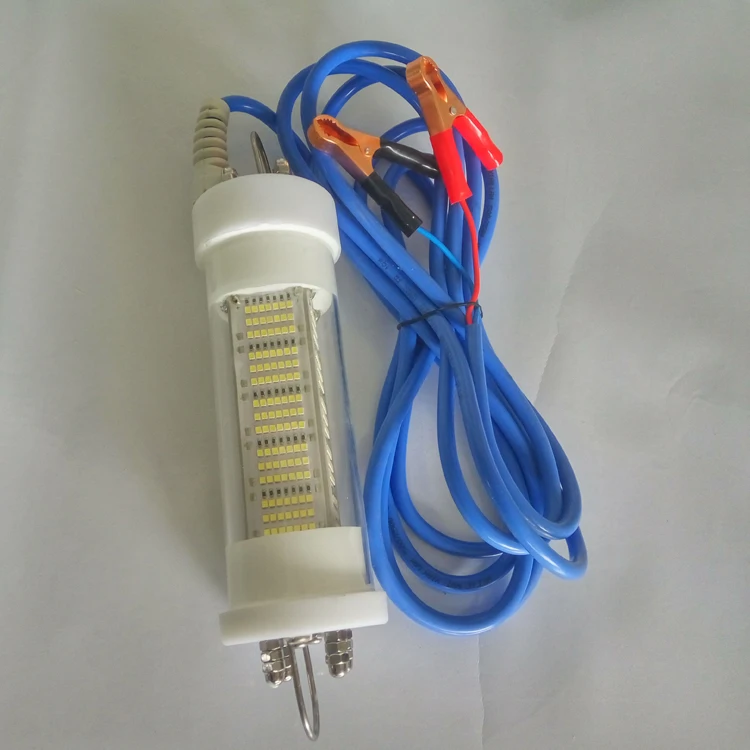 140W 5M Cable DC12V Dimming Fishing LED Lamps Attracting Fish Lighting Diving Torch Light