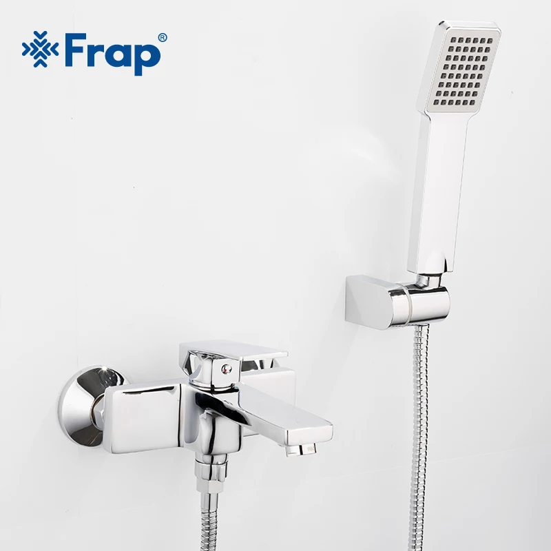 

Frap Classic Bathroom Bathtub Shower Faucet ,Bath Water Faucet Mixer Tap With Hand Shower Head Set ,Wall Mounted F3246