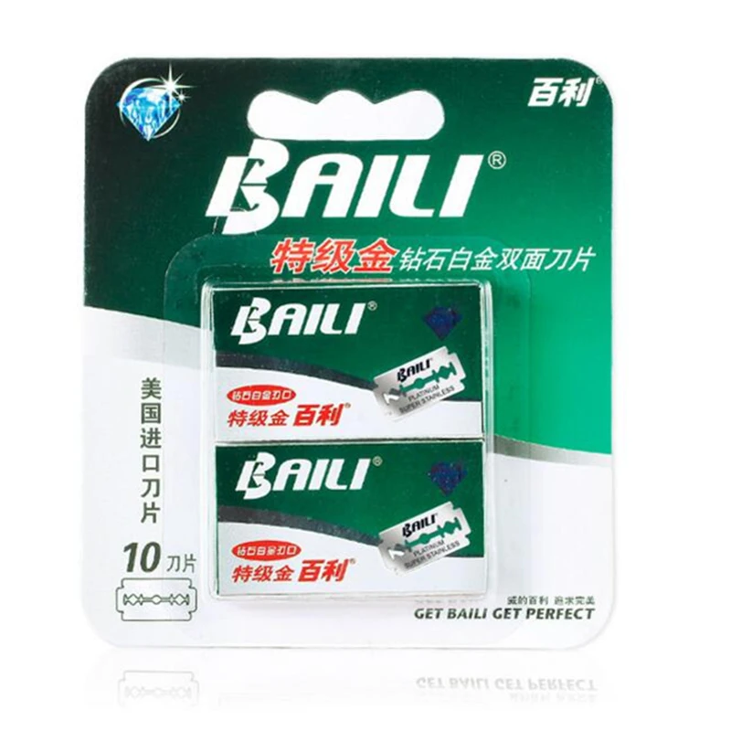 Men's Manual Shaver Alloy Material Double-sided Razor Kit New Sharp 11 Blades