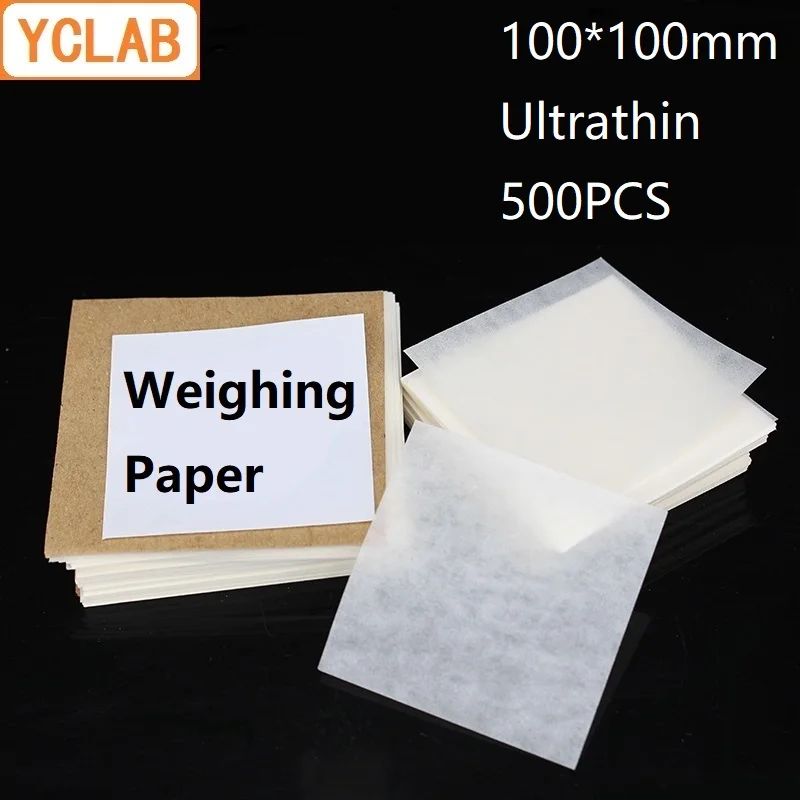 

YCLAB 100*100 мм, Сверхтонкая квадратная бумага для взвешивания 500 шт./упак. лабораторное химическое оборудование