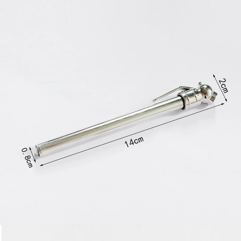 New Chrome Tire Air Pressure Gauge Pen 5-50 PSI Tool for Auto Car Truck Bicycle Car Styling