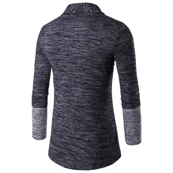 Men's V-Neck Zip Cardigan Sweater 4 2019 New Cardigan Sweater Men Casual Mens Sweaters Knit Sweater Autumn Winter Warm Mens Jumper Sweater Male Outwear Coat 4