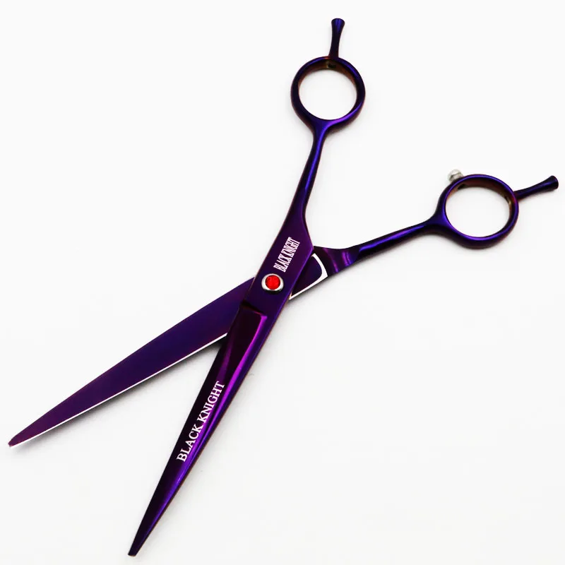 Professional Pet Dog Grooming Scissors 7 inch Cutting shears purple style left hand or right hand general