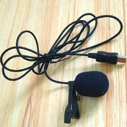 NEW 150cm High Quality 1.15M Gopro Mini USB External Microphone with Collar Clip on Mic for Gopro Hero 4 3+ 3 Camera Accessories