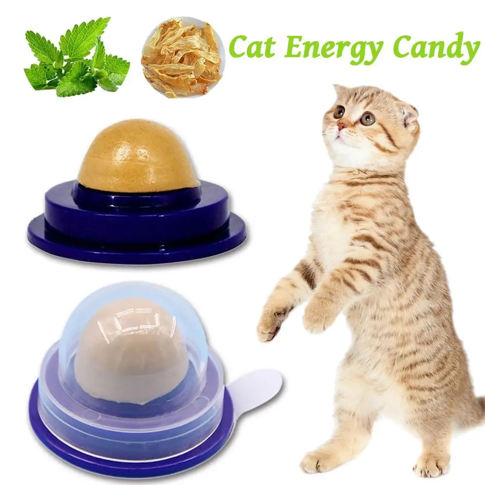 2018 Cat Vitamin Mint Rounded Toy Cat Solid Energy Candy Pet Toy Ball Snack Nontoxic Kitten Licking Snack