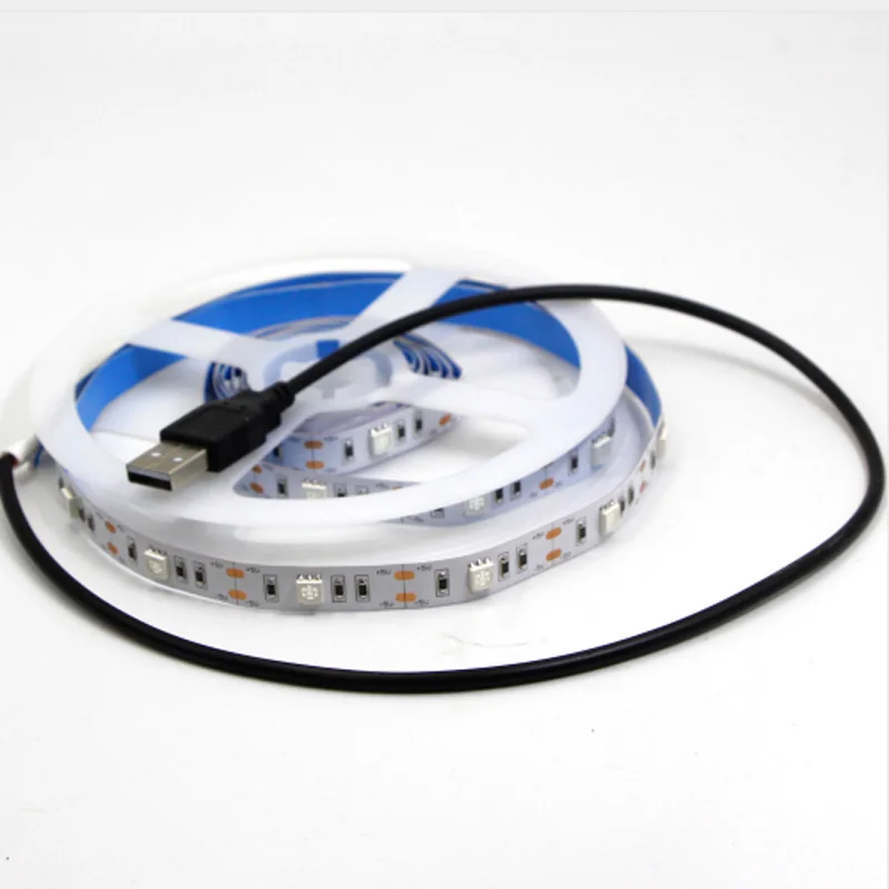 5v SMD 5050 UV LED Flexible Diode Tape Lamp No waterproof IP30 30led/m Ultraviolet UV LED Strip Light With 0.5m-2m