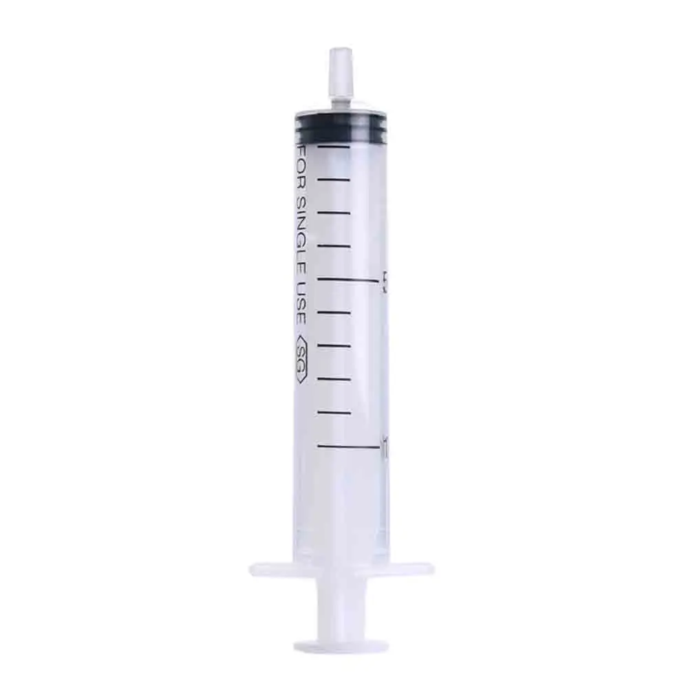 50pcs Disposable Plastic sterile injection syringe, Liquid Syringe with Needle 1/2.5/5/10/20/30ml for Industrial use