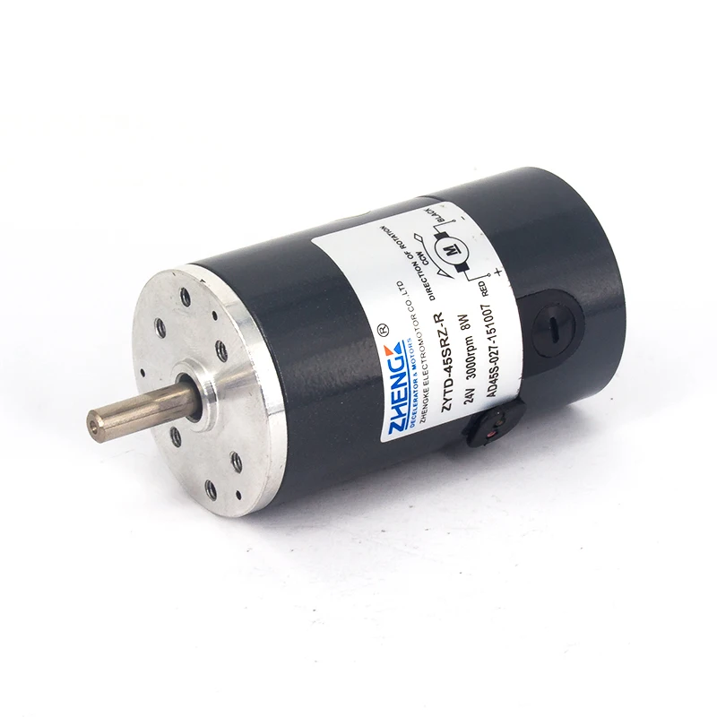 Imagem -02 - Motor dc 12v 24v Motor Poderoso Metálico Alto Torque Baixo Ruído