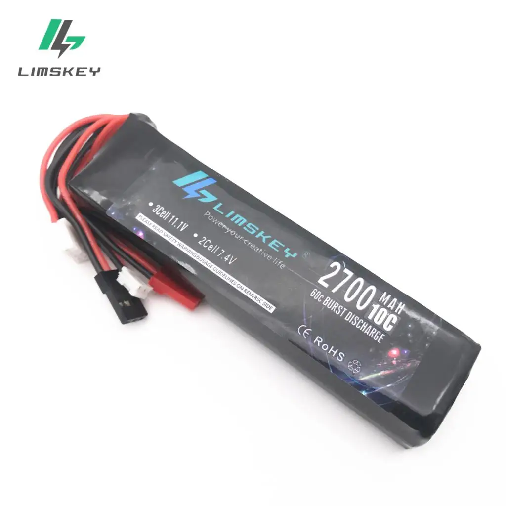 11.1V 2700mAh 10C 3S Li-Poly RC Battery for Walkera DEVO 7 DEVO 10 DEVO12E F12E WFLY9 RadioLink AT9 AT10 Transmitter