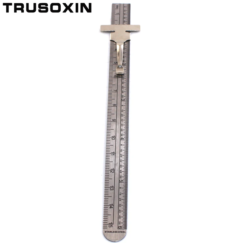 New Welding tools Stainless Steel  Stainless Steel Welding Gauge Gage Depth Ruler Gap Hole Inspection For Measurement