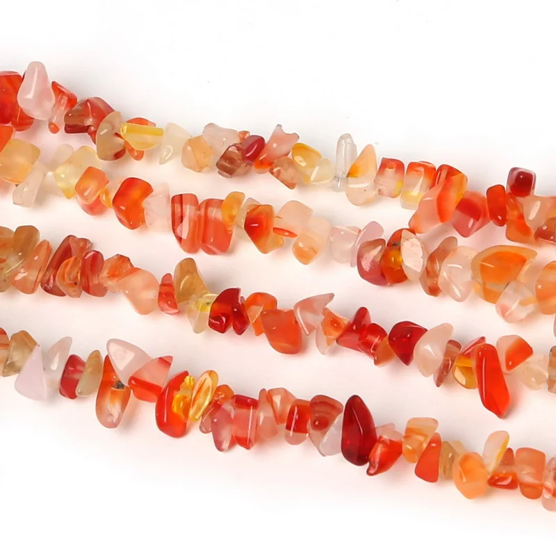 3-5mm Natural Chips Red Loose Bead Agates Apatite Howlite Olivine Coral Amazonite Stone Beads For DIY Bracelet Jewelry Making