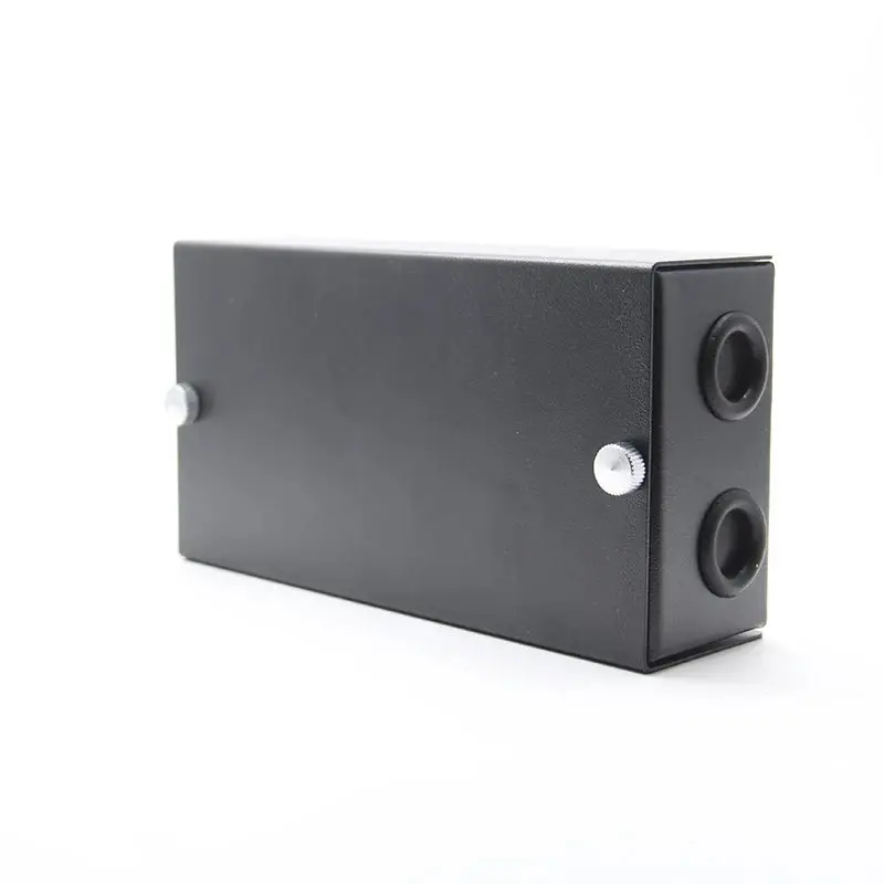 Оптоволоконная оконечная коробка, 8-жильный, полностью установленный, FC-косичка и адаптер SPCC, 8-портовая мини-патч-панель ftth ELINK, толщина 1,1 мм, 2 шт.