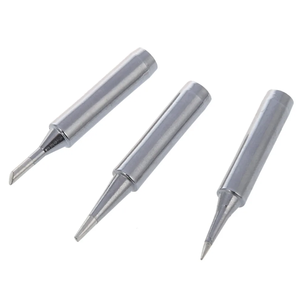 10Pcs Tip Set Tips Soldering Tip Set for Soldering Iron 900-T-I/ BK/ 1.6D/ 2.4D/ 3.0D/ 2C/ 3C/ 4C