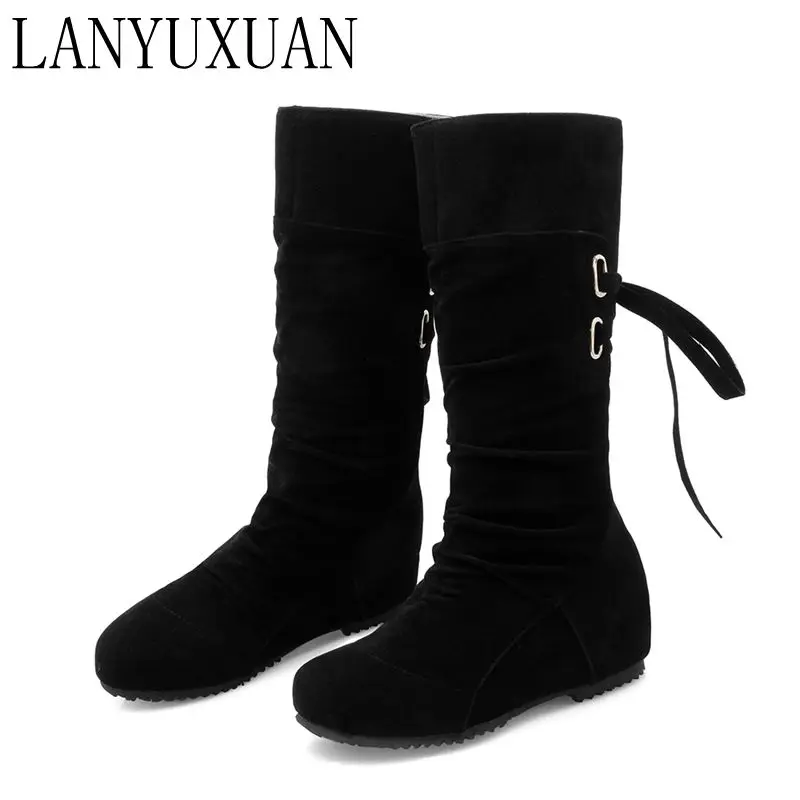 Big size 34-52 style thigh high women woman femininas knee-high boots botas masculina zapatos mujer chaussure femme shoes 506