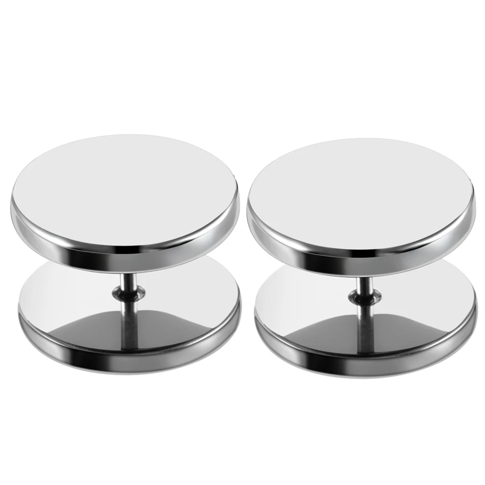1 Pair Ear Plugs and Tunnels Flexible Thin Ear Tunnel Stainless Steel Ear Piercing Flesh Tunnel Ear Gauge Expander Stretchers