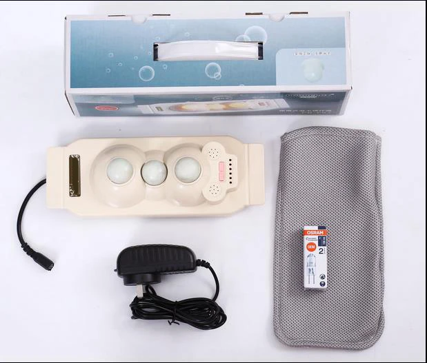 Germanium stone therapy apparatus with physical therapy 3 ball head heat meter warm neck guard to protect the waist