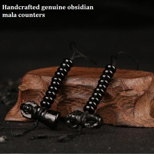 Handmade Natural Crystal Tibetan Mala Counters Buddhist Prayer Rosary Beads Counters Buddhist Mala Counters