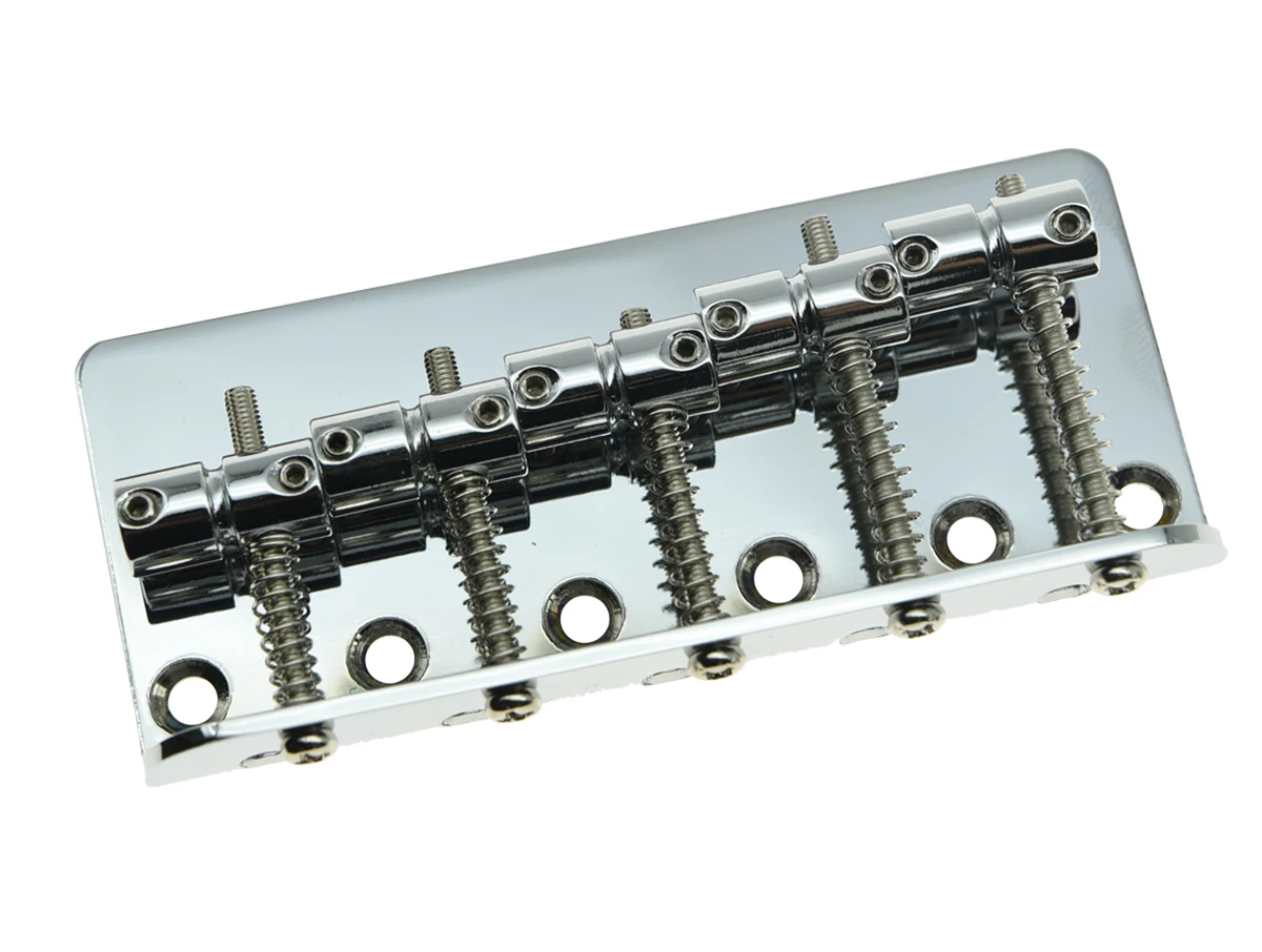 KAISH 5 String Electric J Bass or P Bass Bridge for Jazz or Precision Bass Guitar 2 Colors