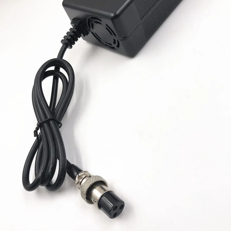 67.2V2.5A Fast Charger For 60V Wheelbarrow harley Citycoco 16S 60V  lithium Battery GX16 Connector with Cooling Fan