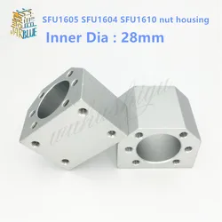 ballscrew nut housing bracket holder for SFU1604 SFU1605 SFU1610 Aluminium Alloy Material for 1605 ball screw