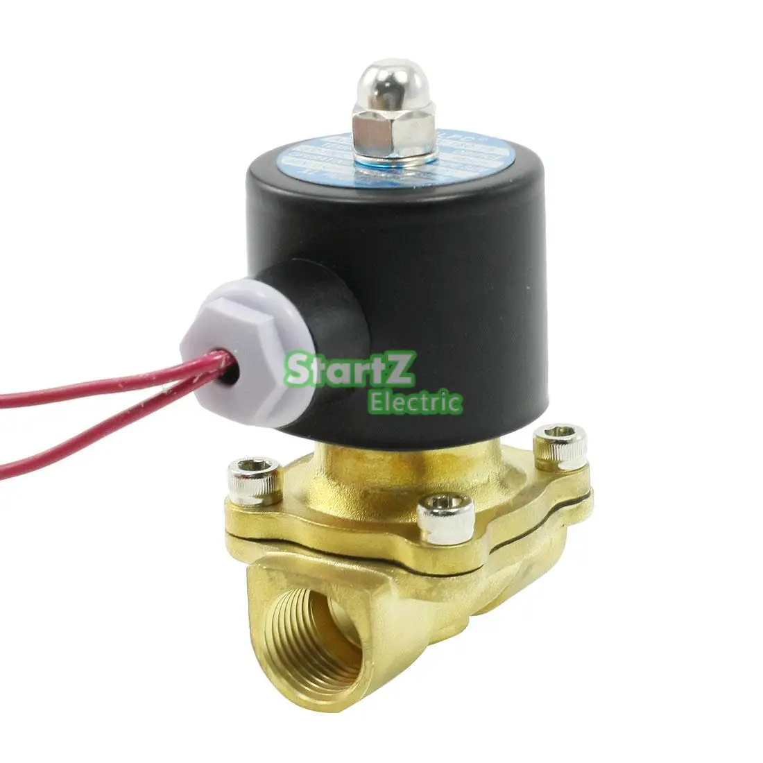 1/2" Inch Electric Air Gas Water Solenoid Valve Normally Closed DC12V DC24V AC110V AC220V