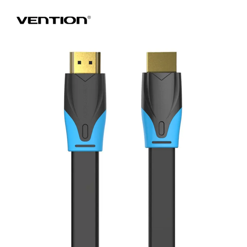 HDMI-HDMI кабель Vention, плоский, HDMI2.0, 4K * 2K, 18 Гбит/с, Поддержка Ethernet, 3D, 4K видео для HDTV PS3/4 1m2m3m10m