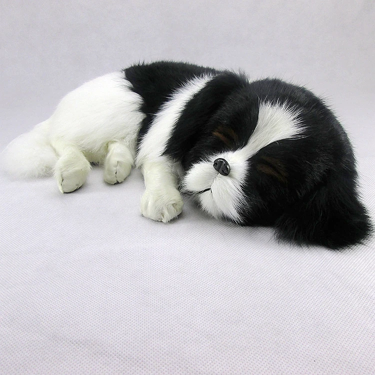

Simulation dog polyethylene&furs dog model funny gift about 35cmx25cmx9cm
