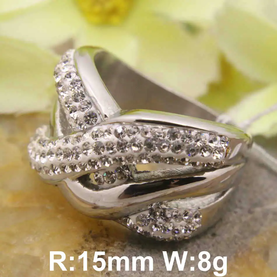 

Hot Wholesale Newest Fashion Jewelry stainless steel silver color Superior quality rings for women RBJDLMBF