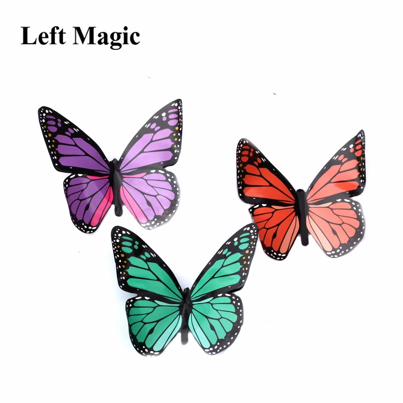 Magic Appearing Butterflies Magic Tricks Butterfly From Empty Silk Freedom Close Up Stage Magic Props Professional Gimmick Magic