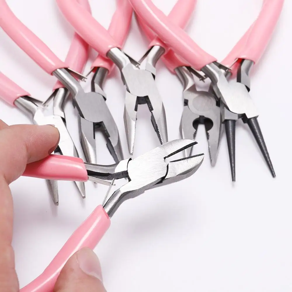 Multifunctional Hand Tools Jewelry Pliers Equipment Round Nose End Cutting Wire Pliers For Jewelry Making Handmade Accessories