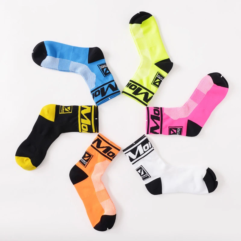 2Pairs Scoks Coolmax High Quality Men Sport Run Cycling Socks Women Muscle Bicycle Socks Breathable Sportswear & Accessories