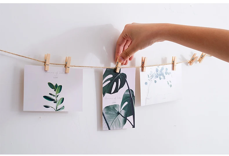 50 Stück Holzklammern in verschiedenen Größen, dekorative Fotoklammern, Wäscheklammer, handgefertigt, Kunsthandwerk, Dekoration, Heringe, Zuhause, Büro, Schule, DIY-Spielzeug – Detail 13