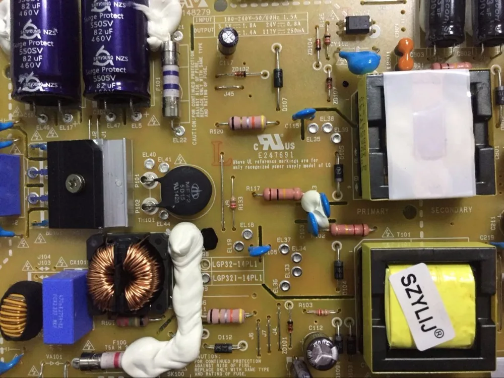 power board for  32LB5610 Power Supply LGP32-14PL1=LGP32L-14PL1 EAX65391401 Original parts LGP32I-14PLI