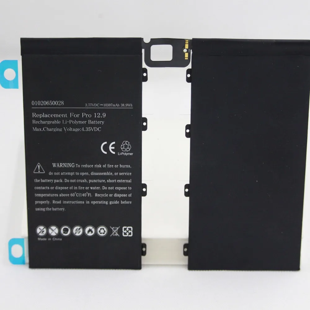 ISUNOO 5pcs/lot Replacement Tablet battery 10307mah for iPad Pro 12.9 inch  Li-ion Internal Battery