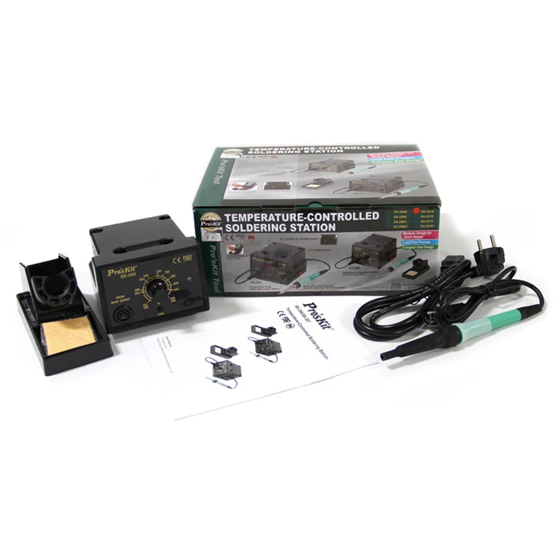 soldering iron 220v 110v SS-206H 60W 200-480C Soldering Station Adjustable Temperature Electric Iron Welding Rework Repair Tool