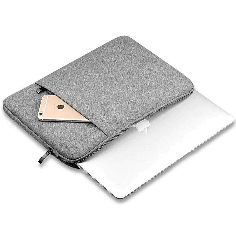 

New High Quality Portable Soft Sleeve Laptop Bags Zipper Notebook Laptop Case Pouch Cover for Macbook Air Pro Retina 13 15 Inch