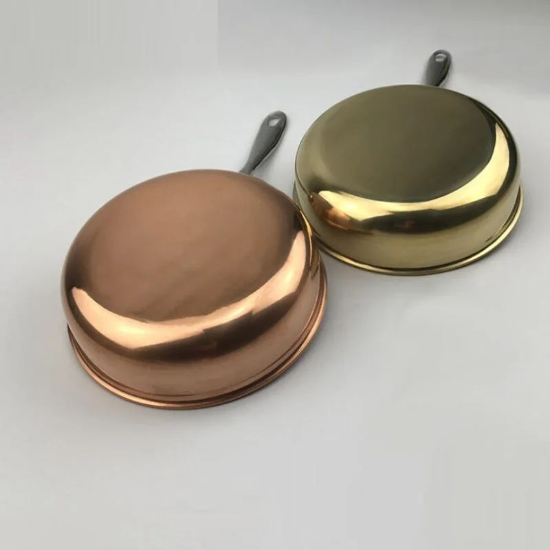 Pure copper Pan Steak roasting pan Frying pan non coasting