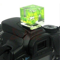 wholesale 1D 2D 3D Triple 3 Axis Bubble Spirit Level Hot Shoe Adapter For Photographer Dslr Slr Camera Photography Accessories