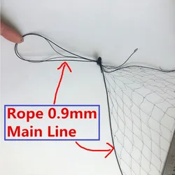 Ptak siatki wysokiej jakości nylonu 20X4 M 17mm siatki rozmiar ptak siatka ornitologiczna ptak uchwycić netto siatki na ptaki dla wzrok ptak netto 0.12mm