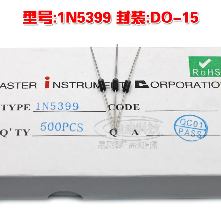 New 1N5399 DO-15 Rectifier Diode Output 1000V 1.5A 5399 do-15 Straight