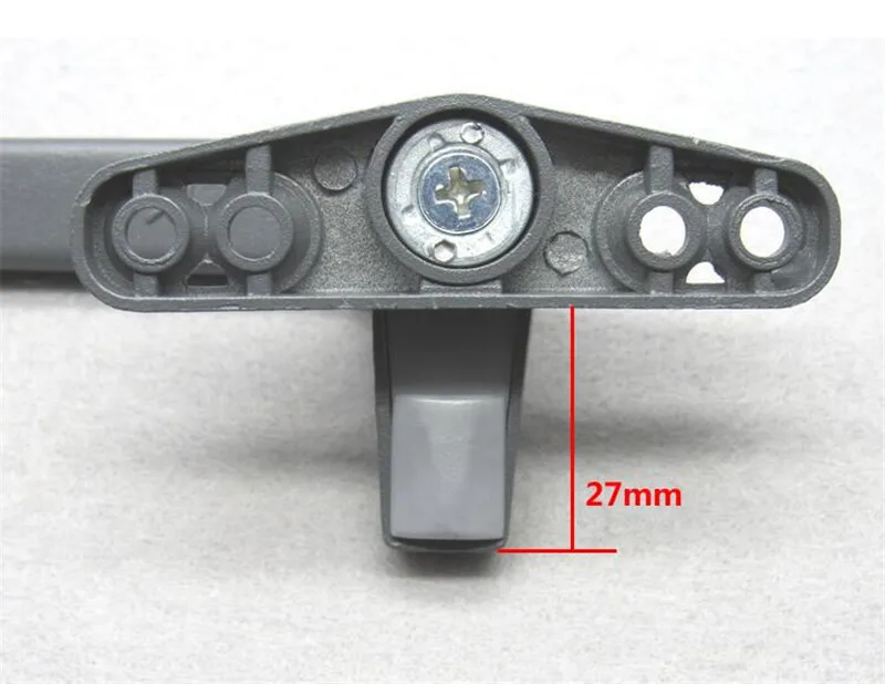 Aluminum push window handle inside door lock handle image 4