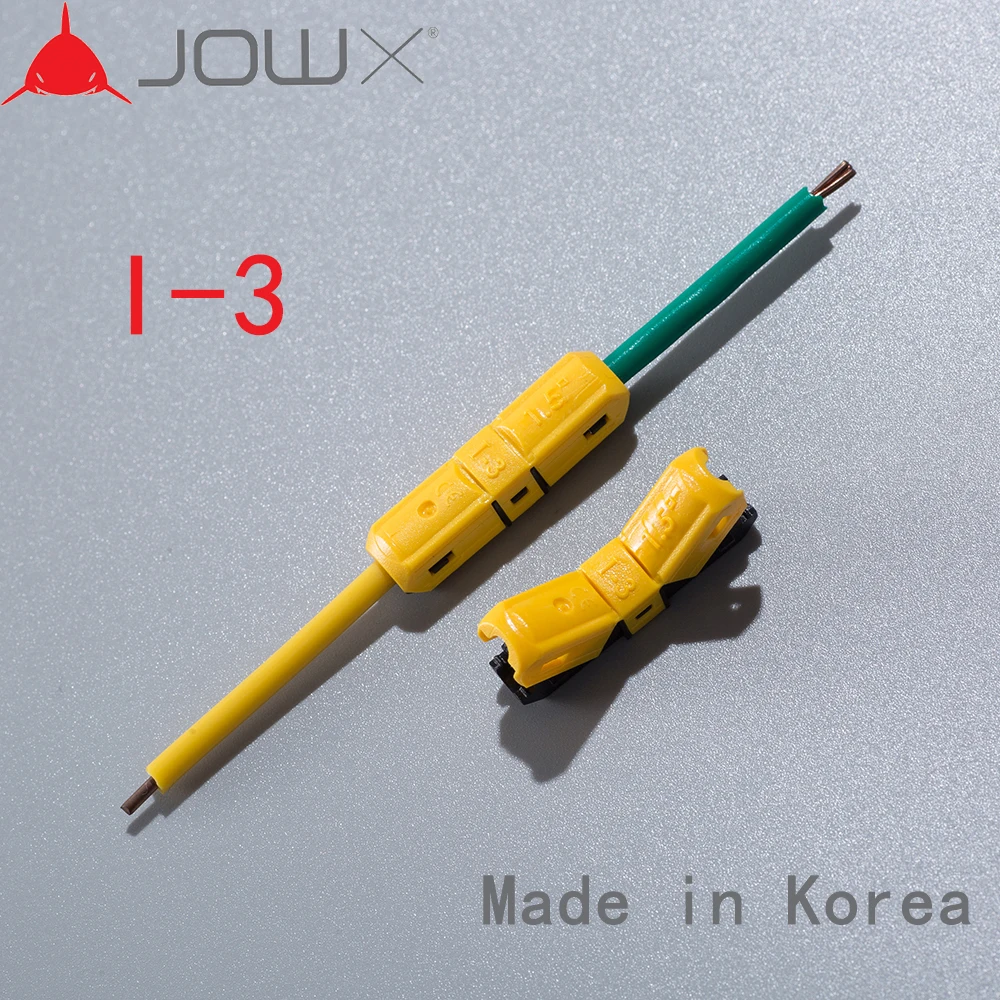 JOWX I-3 10PCS 16~15AWG 1.5sqmm  I-Type Straight Connection In-line Non-stripping Wire Cable Connectors Terminals Splice Crimp