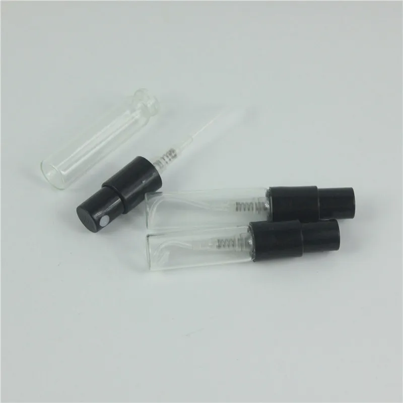 50pcs/lot 2ml&3ml Mini Glass Parfum Bottle Sample Scents Spray Bottle Refillable Fragrance Atomizer Glass Perfume Bottle Vials