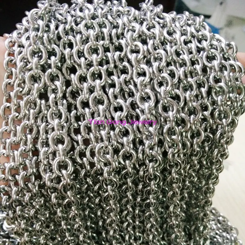 

5m/Lot Hot Sale Silver Color 316L Stainless Steel 7.8mm O Chain Factory Finding /Marking Chain DIY Jewelry