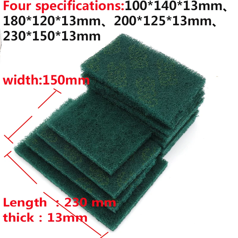2pcs Industrial Scouring Pad Coarse Rust Removal Cloth Flexible Nonwoven Scouring Hand Pad Industry Kitchen Cleaning Cloth