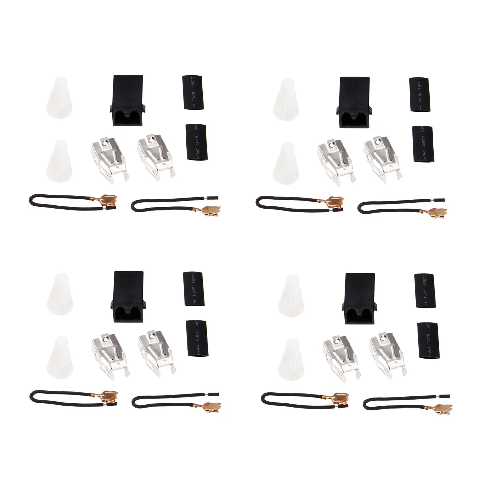 4Sets Electric Stove Range Burner Receptacle Kit 330031 Universal stove receptacle For Maytag and Whirlpool